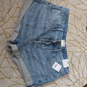 Free People Beginner's Luck Low Rise Slouchy Shirt Sz 30